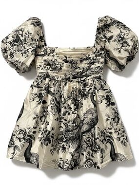 chinese dress ladies Chic Era Satin And Mesh Long Sleeve Mini Dress main image 1
